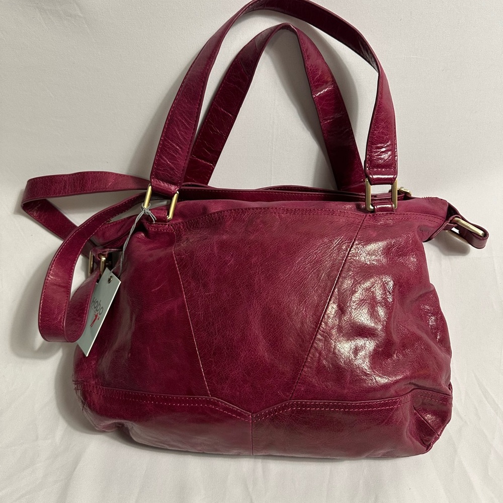 Hobo International Elegant Burgundy Leather Tote Bag